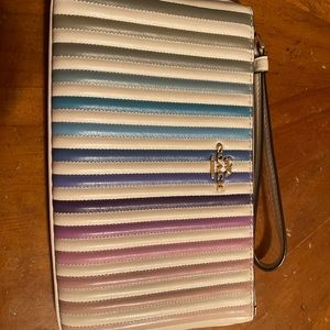 Multicolored Coach Wristlet